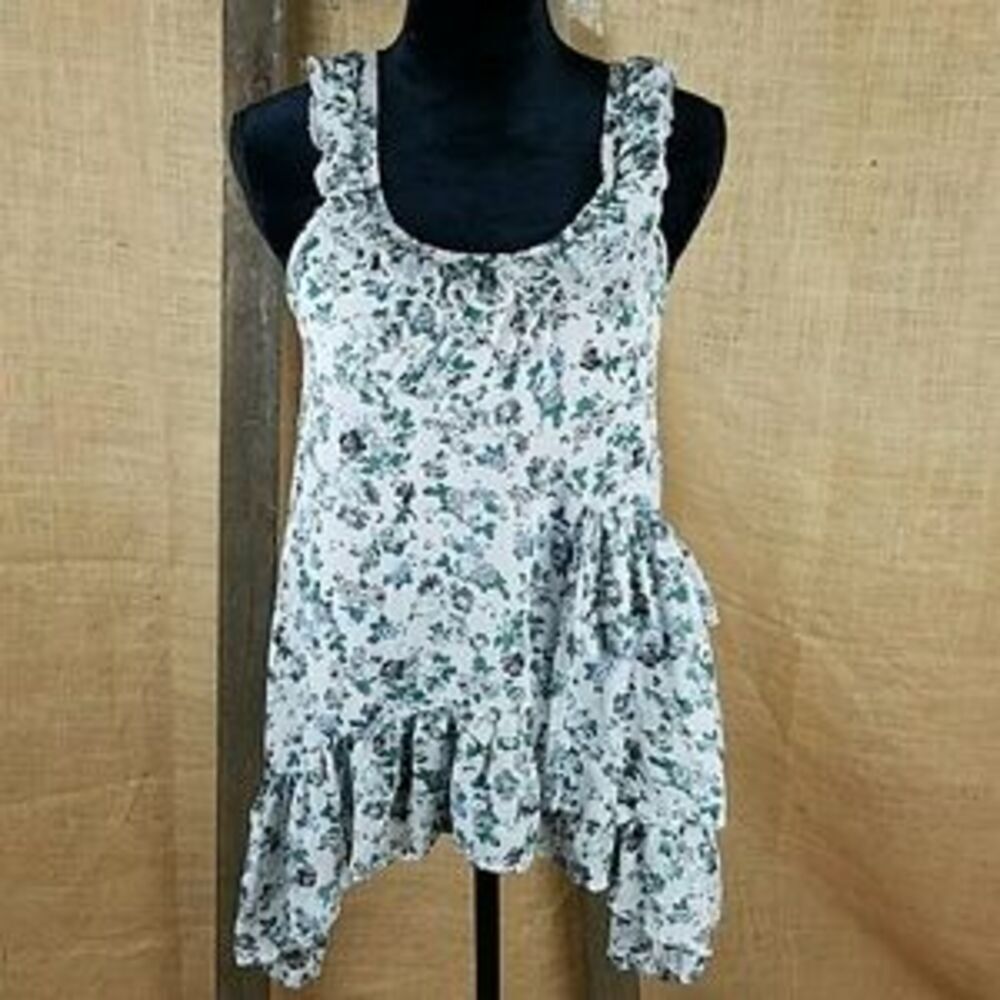 Hazel women's S high neck halter romantic floral